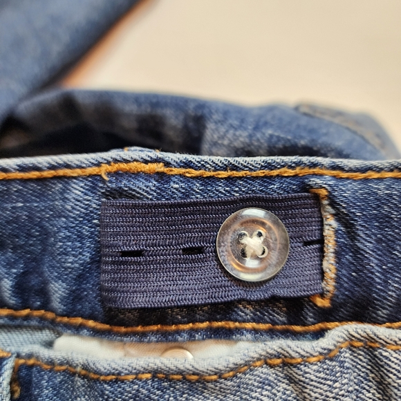 Old Navy Adjustable Waist Stretch Denim Jeans Boys Size 14 - Picture 6 of 7